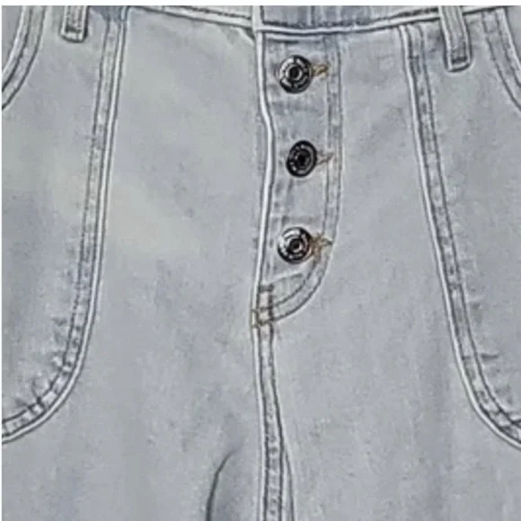 Wild Fable Light Wash Button Fly Flare Stretch Jeans Women’s 16/33 - Picture 5 of 5